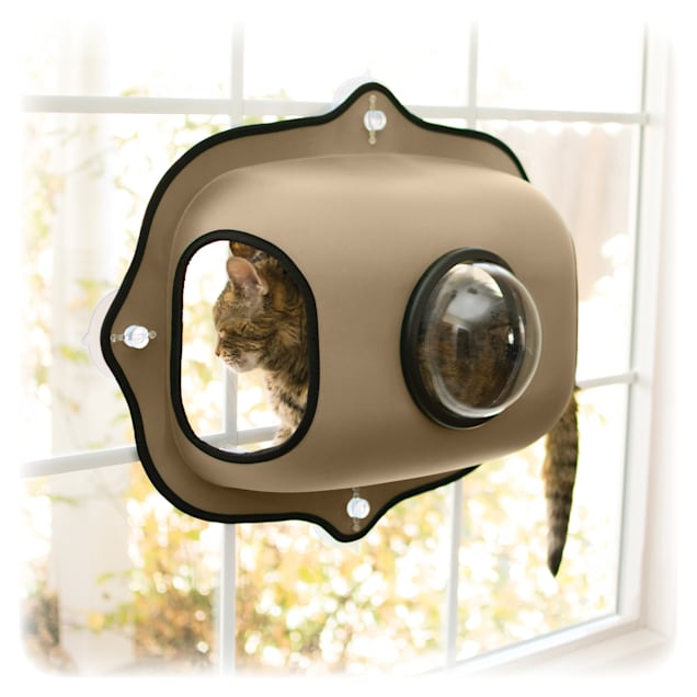 K H EZ Mount Tan Window Bubble Pod for Cats 27