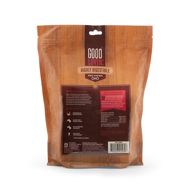 Good Lovin Highly Digestible Rawhide Twists for Dogs 16.5 oz