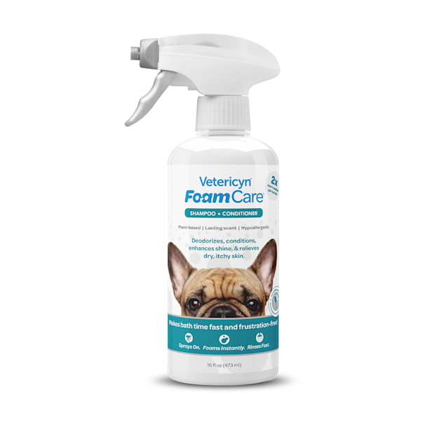 Vetericyn FoamCare Shampoo + Conditioner for Dogs, 16 fl. oz. - Carousel image #1
