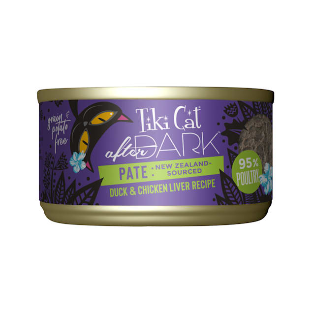 Tiki Cat After Dark Duck Pate Wet Food, 3 oz., Case of 12 Petco