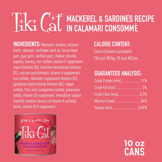 Tiki cat 2025 mackerel and sardines