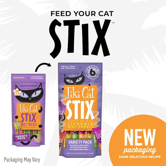 Tiki Cat Stix Wet Cat Treats Variety Pack Grain Free