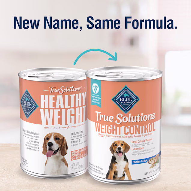 Blue Buffalo True Solutions Fit & Healthy Natural Weight Control Chicken Recipe Adult Wet Dog Food - 12.5-oz, case of 12