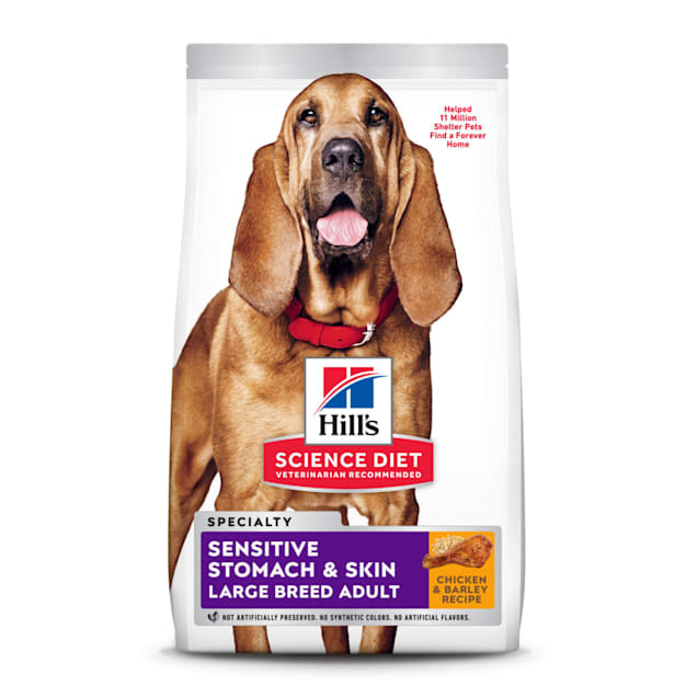 Hill's Science Diet Adult Sensitive Stomach & Skin Large Breed Chicken Recipe Dry Dog Food, 30 lbs., Bag - Carousel image #1