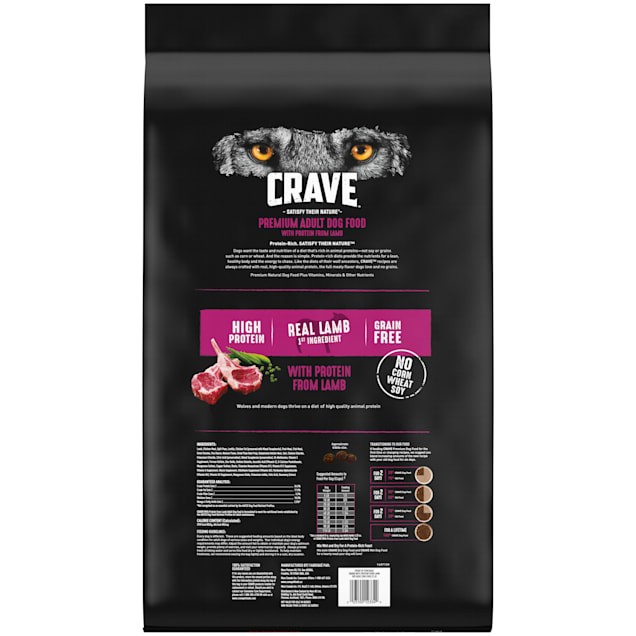 Crave dog food nutrition outlet