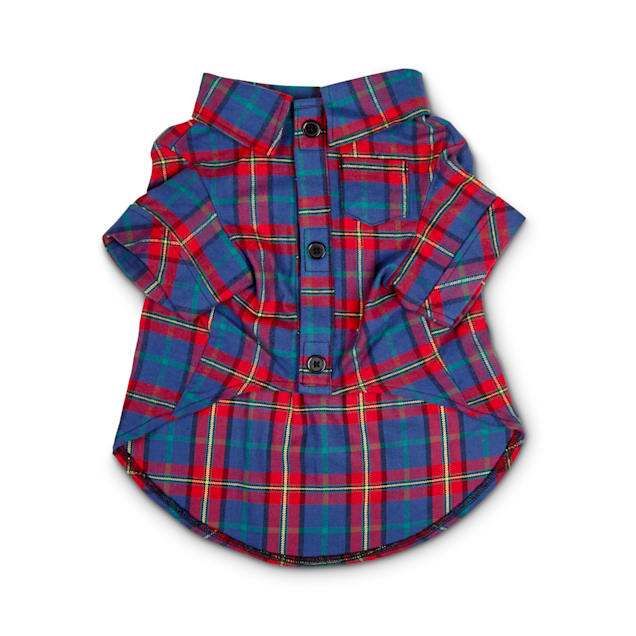 buffalo plaid dog shirt