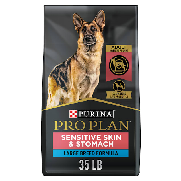 Purina Pro Plan Specialized Sensitive Skin & Stomach With Probiotics Large Breed Dry Dog Food, 35 lbs. - Carousel image #1