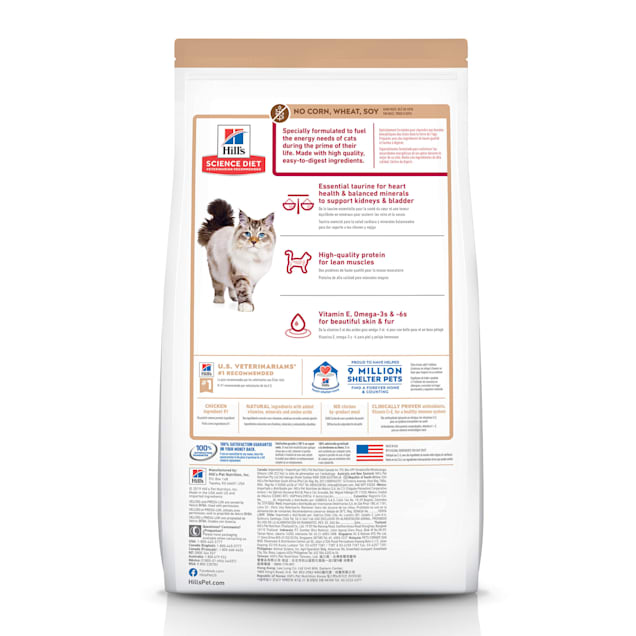 Science diet cat food nutritional information clearance