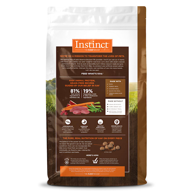 Instinct cat food duck store