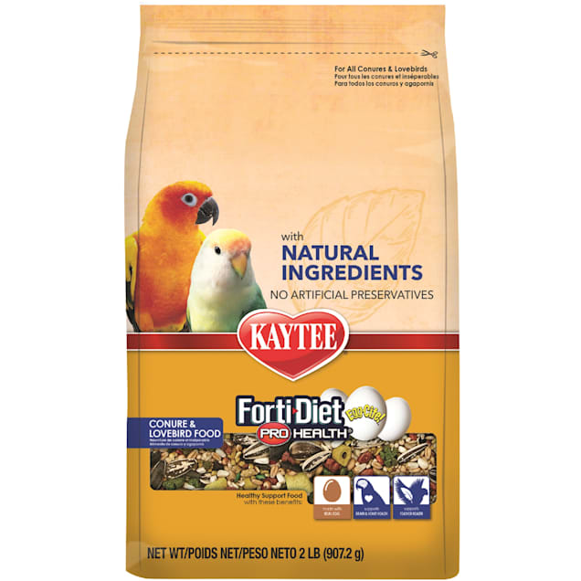 Kaytee Forti-Diet Pro Health Natural Eggcite Conure Food, 2 lbs. - Carousel image #1
