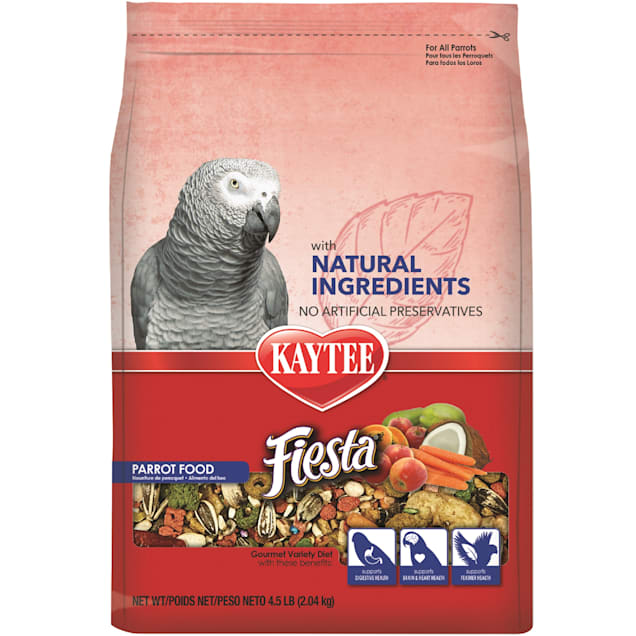 Kaytee Fiesta with Natural Colors Parrot Food, 4.5 lbs. - Carousel image #1