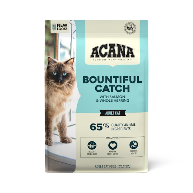 ACANA Bountiful Catch Salmon Catfish and Herring Dry Cat Food 10 lbs