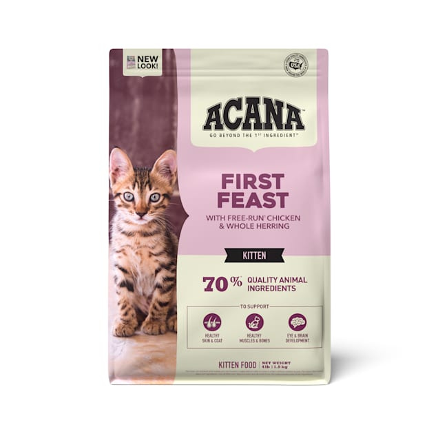 ACANA First Feast For Kittens Chicken and Fish Dry Cat Food, 4 lbs. - Carousel image #1