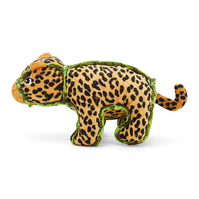 Outward Hound Xtreme Seamz Leopard Dog Toy, Medium - Carousel image #1