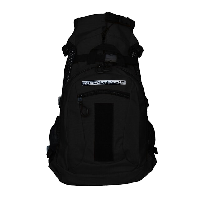 K9 Sport Sack Air Plus 2 Black Backpack Pet Carrier With Storage