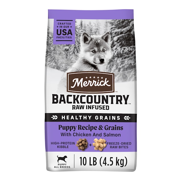 Merrick Backcountry Raw Infused Freeze Dried Puppy Food Recipe