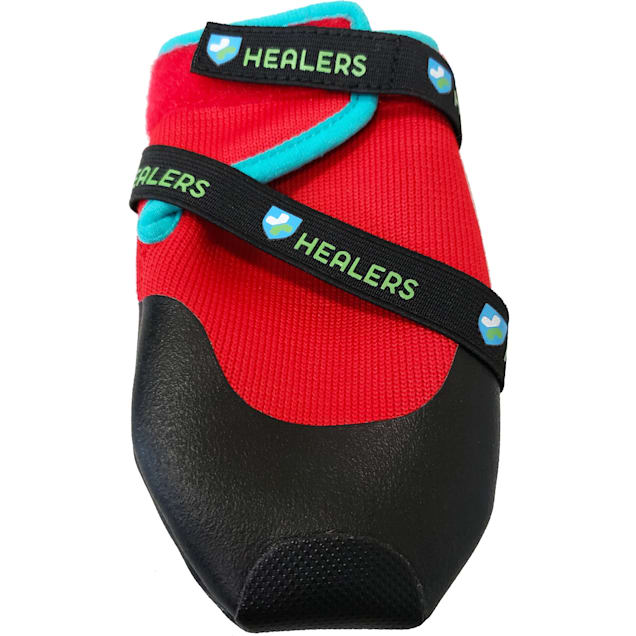 HEALERS Urban Walkers Dog Red Boots Set X Small Petco