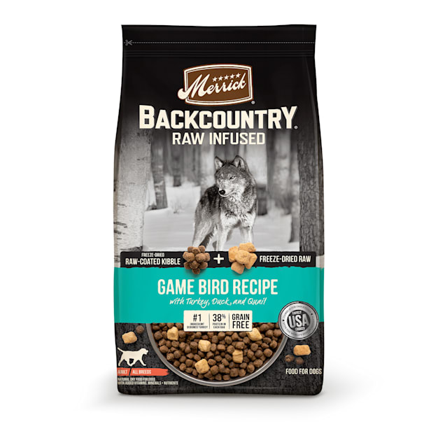 Merrick Backcountry Raw Infused Grain Free FreezeDried Game Bird