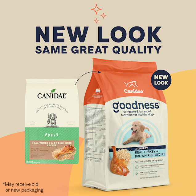 Canidae dog food puppy on sale