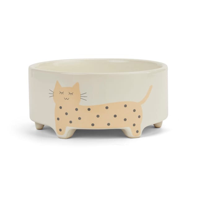 Bolesławiec Ceramic Cat Cinderella Horse Bowl Dish Dip Bowls