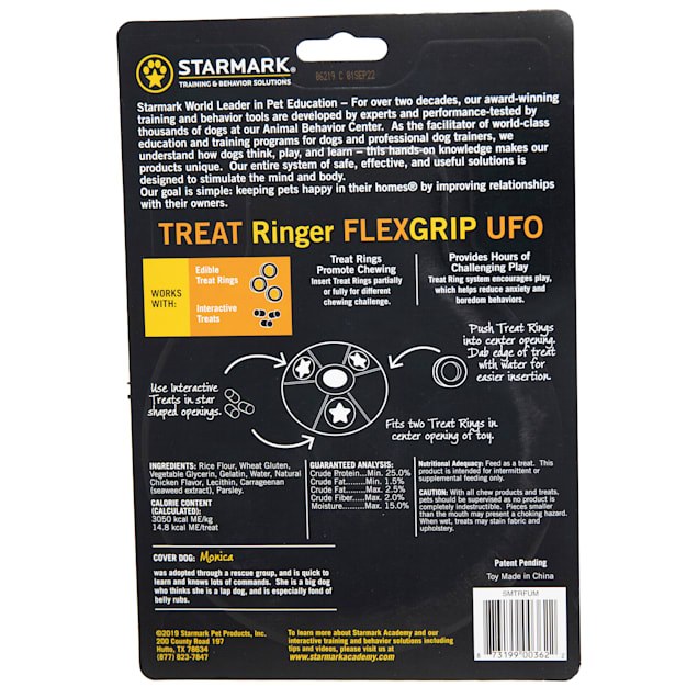 Starmark treat deals ringer flexgrip bone