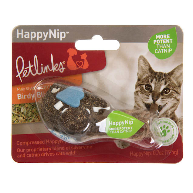 Petlinks HappyNip Birdie Bliss Compressed Catnip Cat Toy, Small
