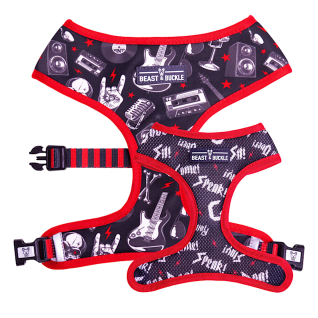 Beast Buckle Heavy Metal Reversible Dog Harness Small Petco