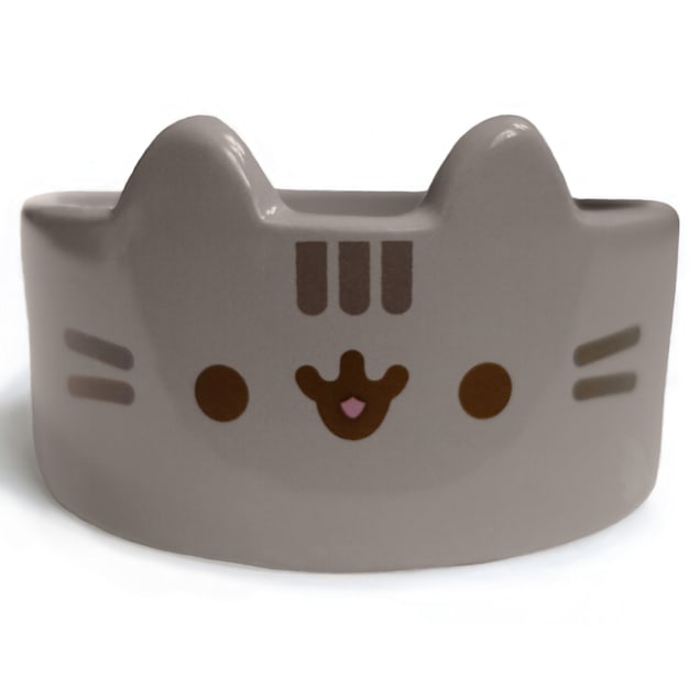 Pusheen Ceramic Molded Pet Mini Food Bowl, 0.5 Cup - Carousel image #1