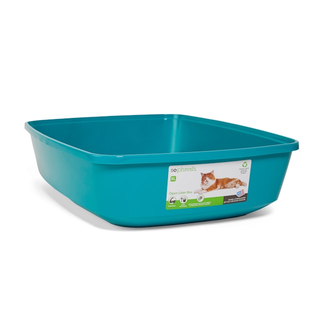 So Phresh Blue Open Cat Litter Box 22.5