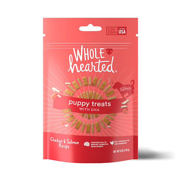 WholeHearted Chicken & Salmon Flavor Puppy Treats, 6 oz. - Carousel image #1