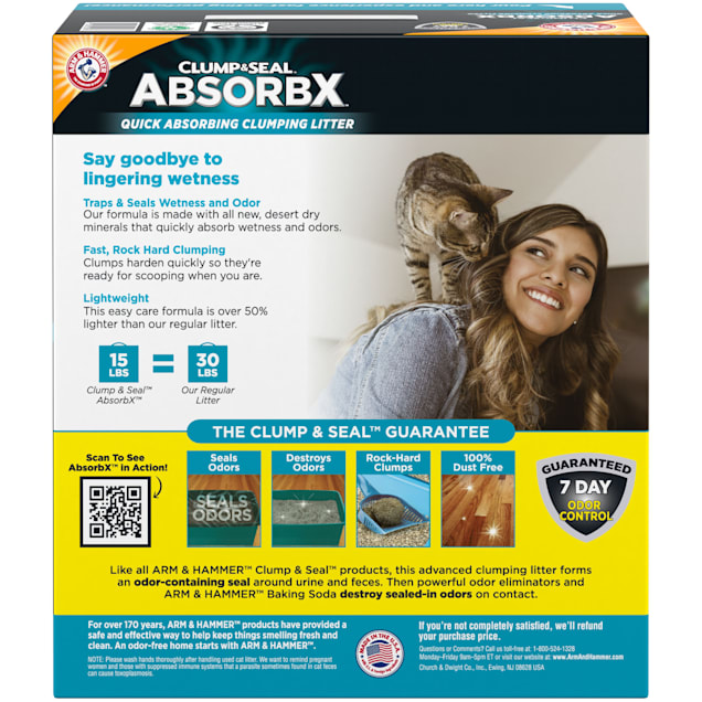Arm and hammer clump and seal lightweight unscented 2025