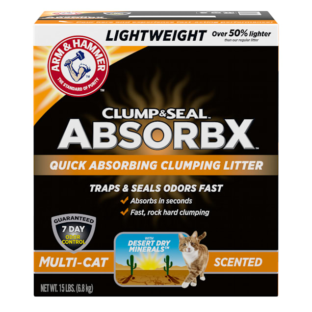 Arm & hammer clump & seal lightweight unscented clumping cat litter sales