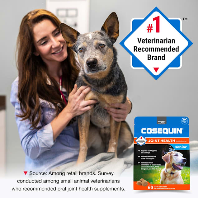 NUTRAMAX COSEQUIN Joint Health Supplement for Senior Dogs Count of 60
