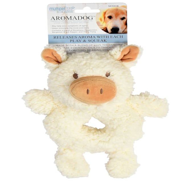 Multipet Aromadog Rope Sheep Senior Dog Toy, Small