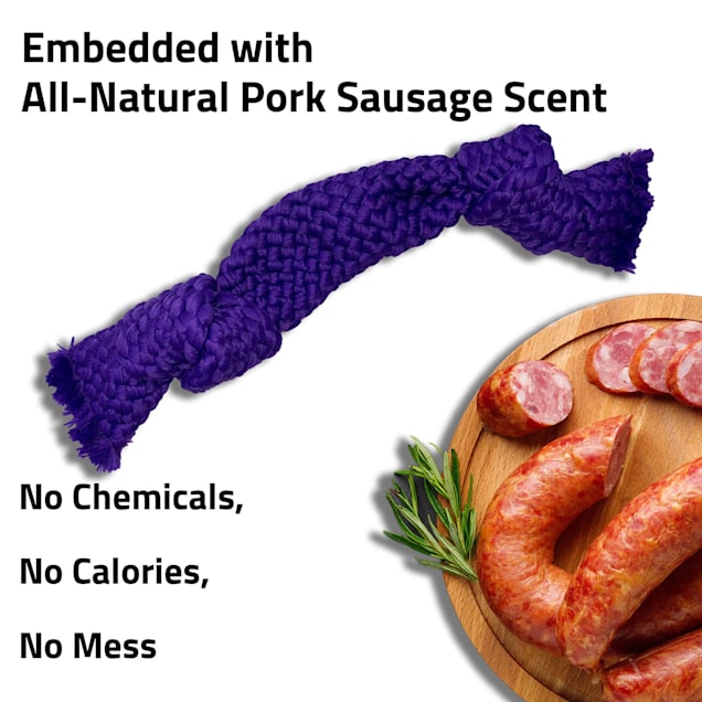 Sausage rope dog toy hot sale