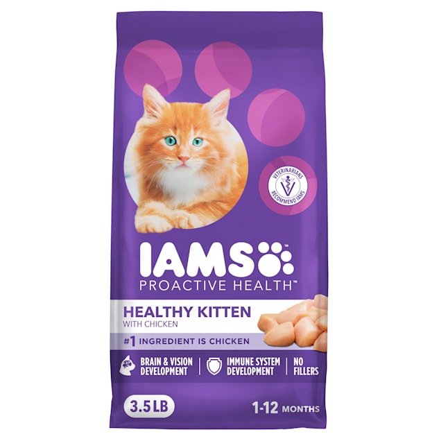 Iams ProActive Health Chicken Dry Kitten Food, 3.5 lbs. Petco
