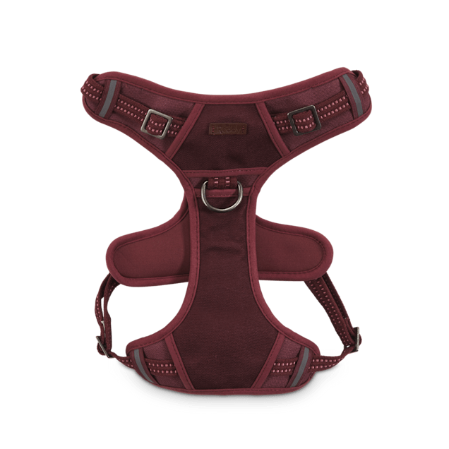 Reddy Burgundy Canvas Dog Harness, Medium