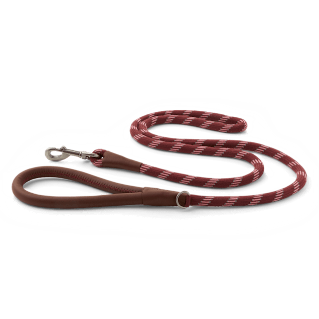 Reddy Burgundy Rope Dog Leash