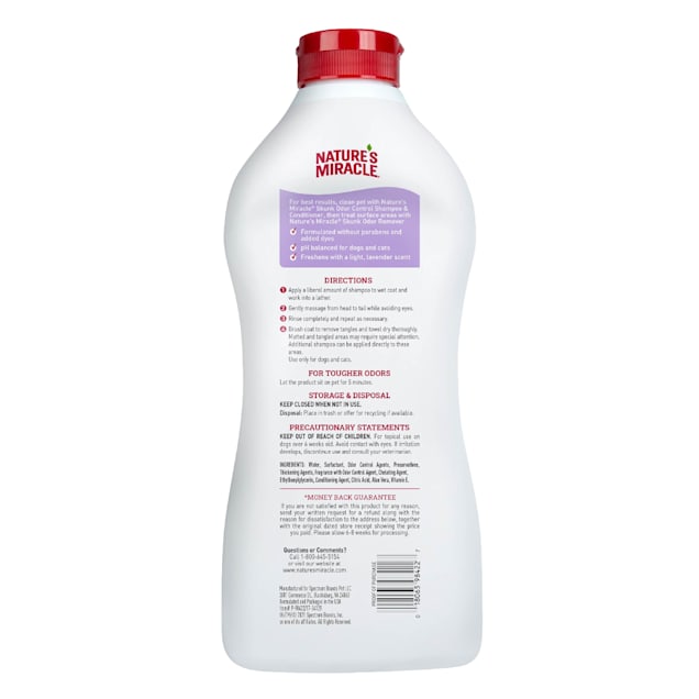 Skunk removal shampoo for dogs on sale