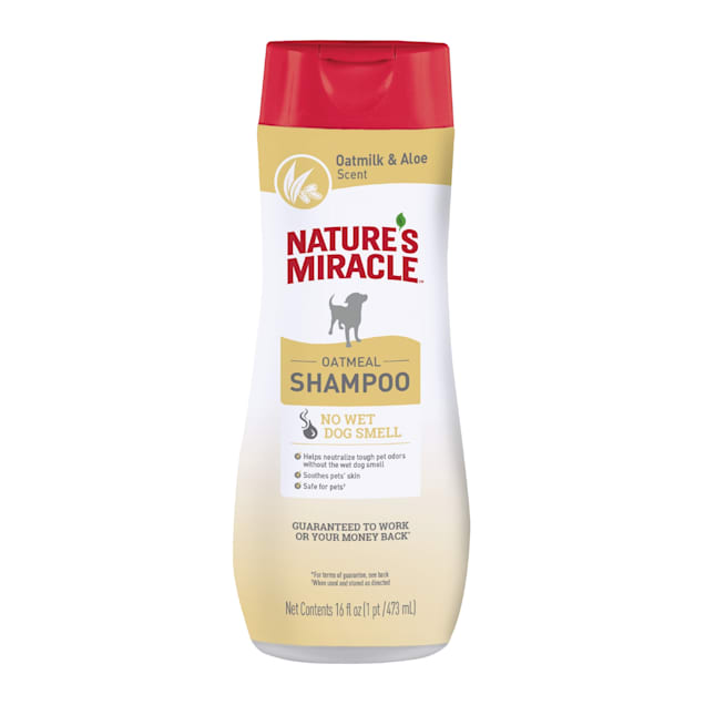 Nature's Miracle Oatmeal 2in1 Odor Control Shampoo for Dogs, 16 fl. oz. - Carousel image #1