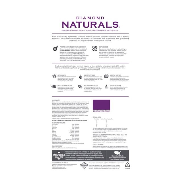 Diamond maintenance dog food ingredients cheap