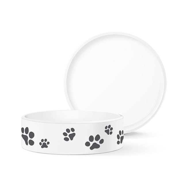 PetShop by Fringe Studio Paws Natural Wax Resist Pet Bowl, 1 Cup - Carousel image #1