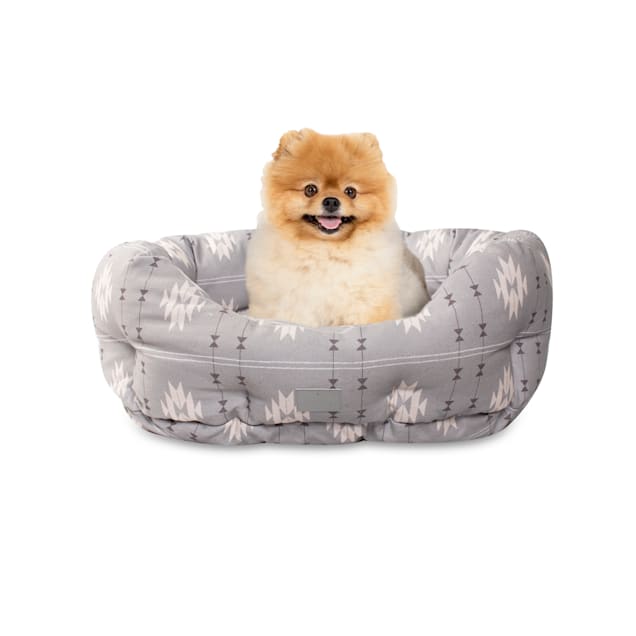 PetShop by Fringe Studio Tribal Gray Round Pet Cuddler, 20" L X 19" W X 8" H - Carousel image #1