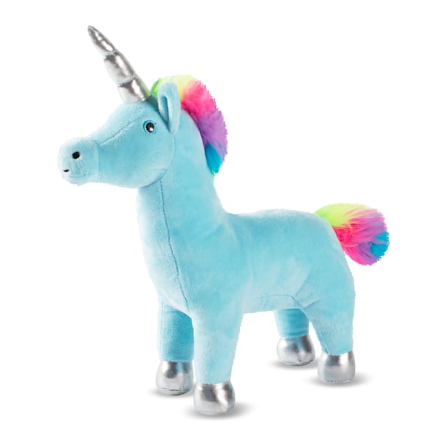 PetShop by Fringe Studio Over The Rainbow Unicorn Plush Dog Toy, Large - Carousel image #1