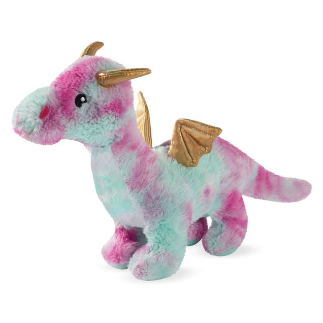 PetShop by Fringe Studio Magenta Dragon Plush Dog Toy, Medium - Carousel image #1