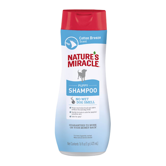 Nature's Miracle Cotton Breeze Scent Puppy Shampoo, 16 fl. oz. - Carousel image #1