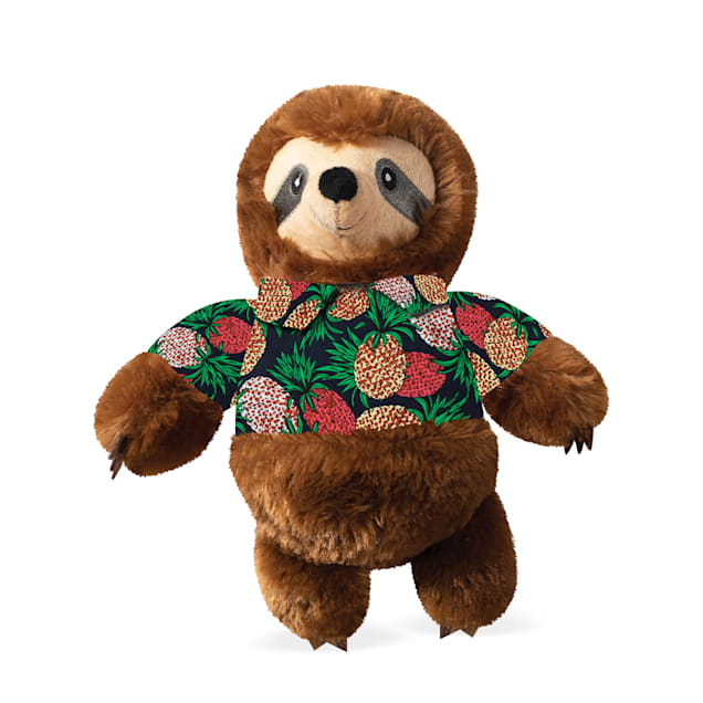 PetShop by Fringe Studio Vacay Vibes Sloth Plush Dog Toy, Medium - Carousel image #1