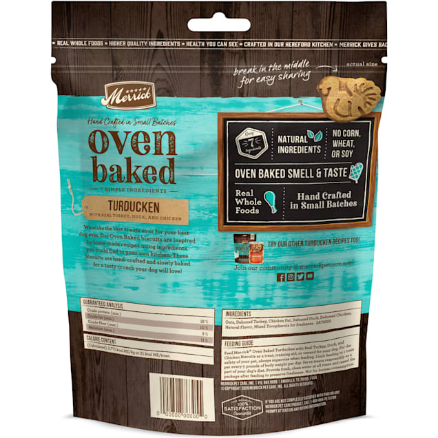 Merrick Oven Baked Natural and Crunchy Turducken with Real Turkey