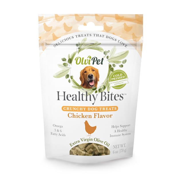 Olvipet Healthy Bites Crunchy Dog Treats, 6 oz. - Carousel image #1