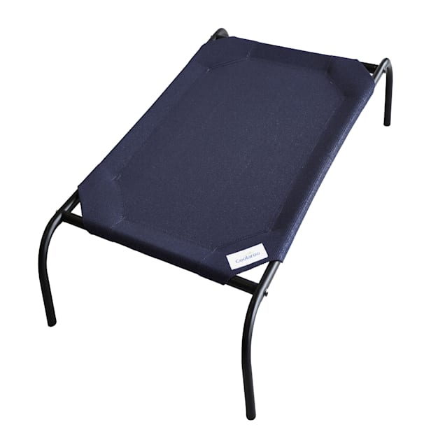 Coolaroo Navy Blue Elevated Dog Bed, 43.5" L X 25.5" W X 8" H - Carousel image #1